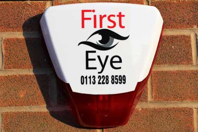 Bell-box-brick-wall security installations leeds